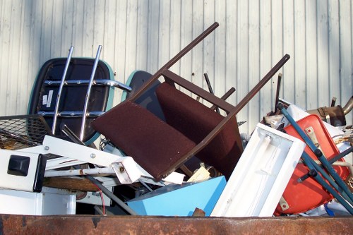 Metal recycling process in action